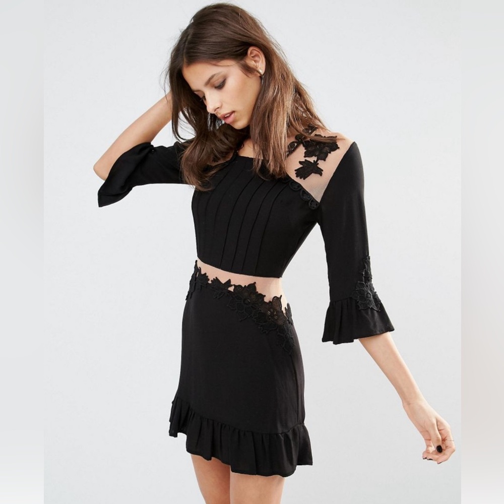 For Love and Lemons Lilou Dress with Applique